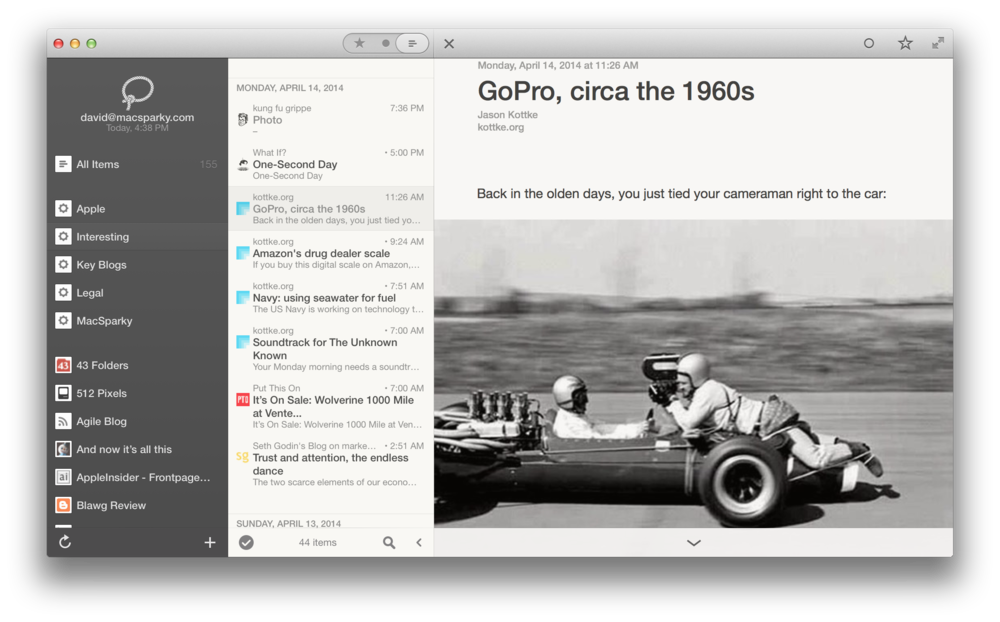 Public Beta Of Reeder 2 Rss Client For Mac